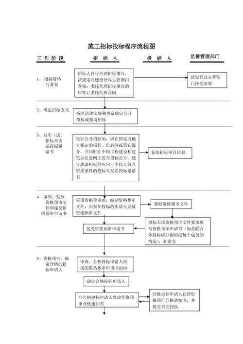 政府项目 招投标流程(政府项目招投标流程图)