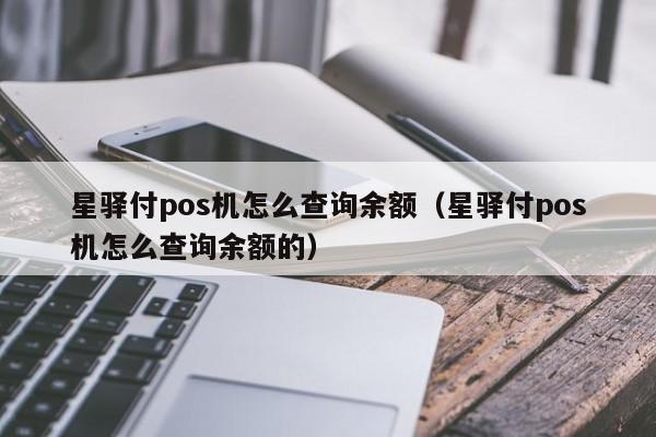 星驿付pos机怎么查询余额（星驿付pos机怎么查询余额的）