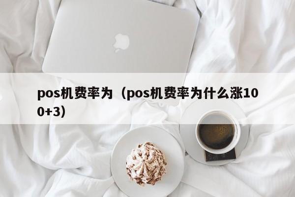 pos机费率为（pos机费率为什么涨100+3）